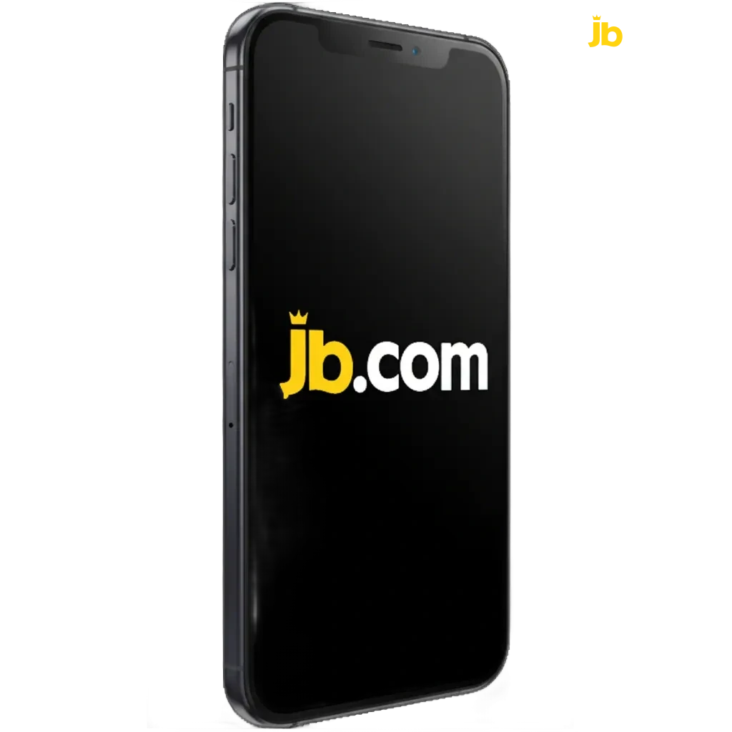 Banner do app iOS da JB Casino no Brasil: apostas esportivas e cassino em reais, Aposta Sem Risco e botão Baixar iOS.