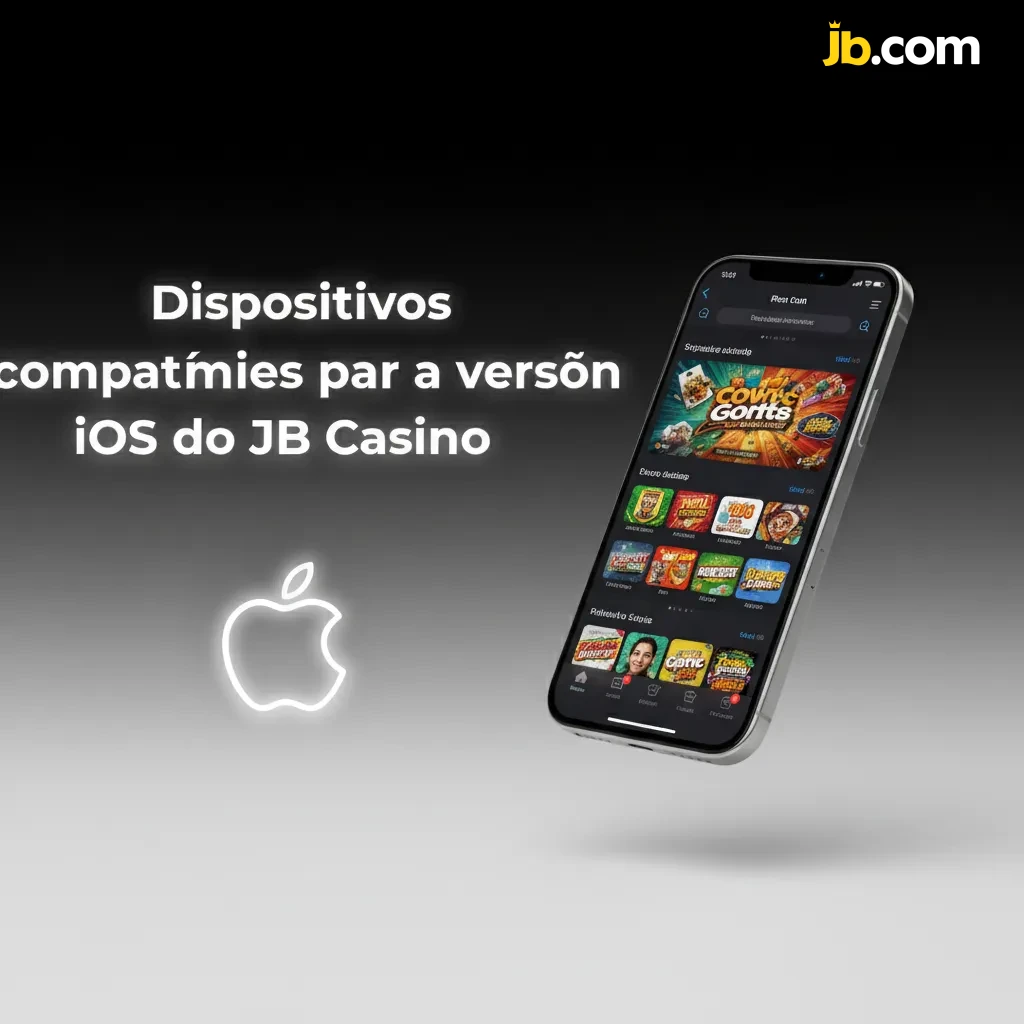 Lista de dispositivos iOS compatíveis com o JB Casino: iPhone 11–15, SE (2ª/3ª), iPad 9/Air/Pro; iOS 13+; Safari atualizado.