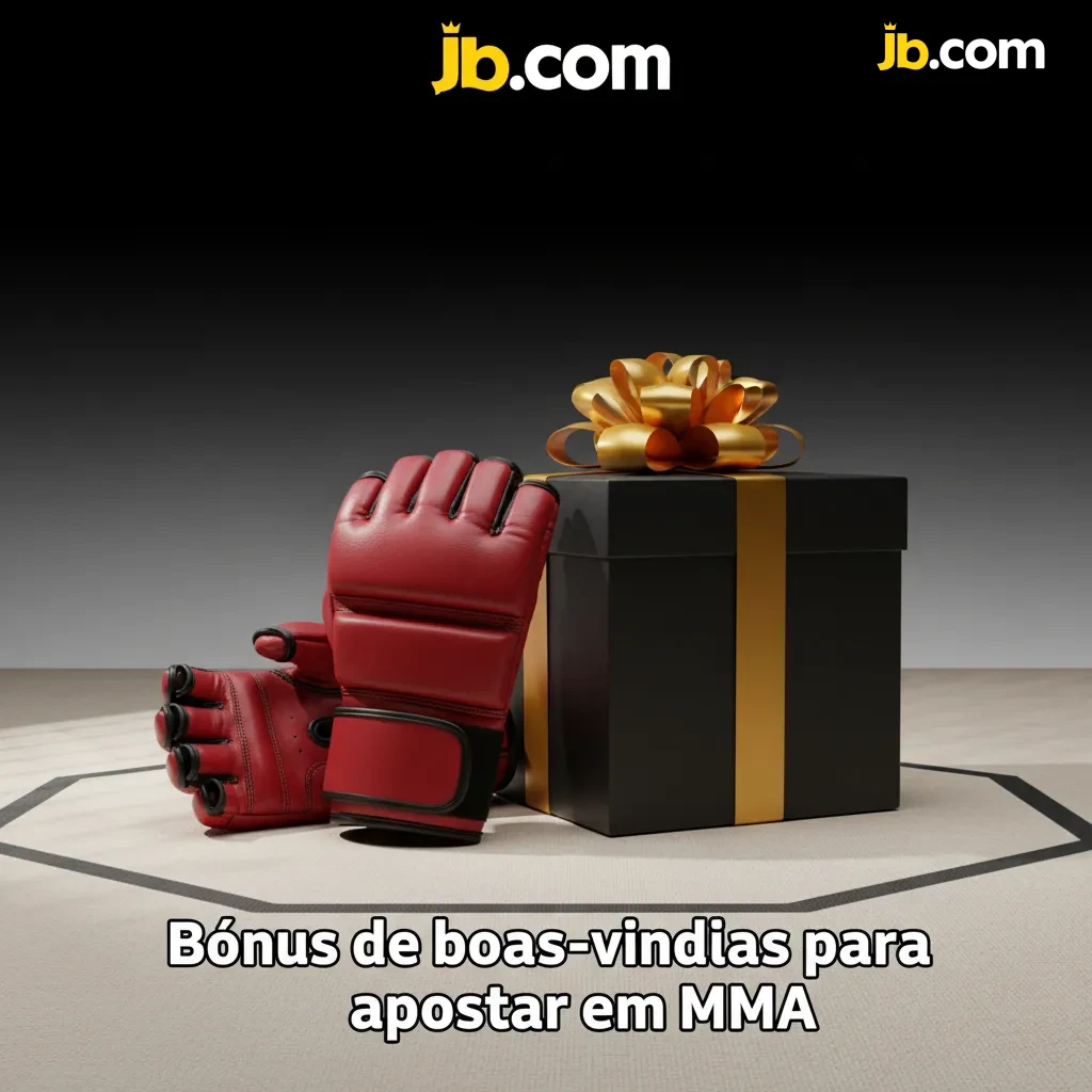 JB Casino: bônus 100% até R$300 no 1º depósito para apostas em MMA. Dep mín R$50. Rollover 5x/7 dias, cotações 1,70+.
