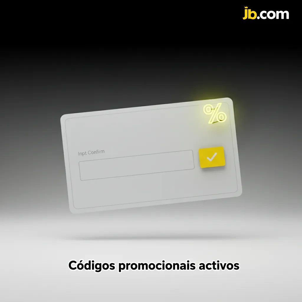 Códigos promocionais ativos: JBRISCO sem risco R$200; JBSLOTS 100% até R$1.000 + 100 giros; JBLIVE 20% cashback