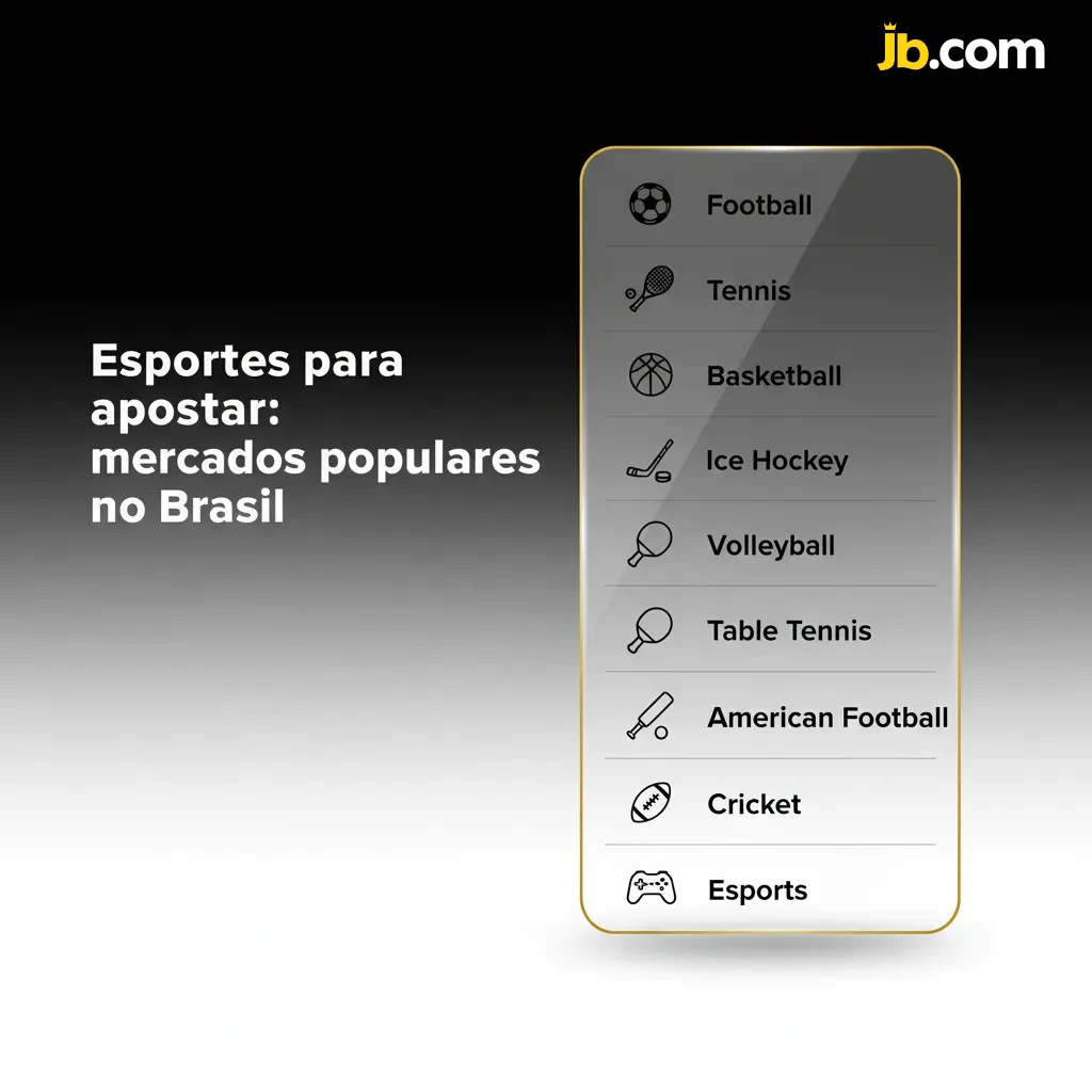 Imagem com futebol, basquete, tênis, vôlei e MMA, destacando mercados de apostas no Brasil: ao vivo, 1x2 e handicaps.