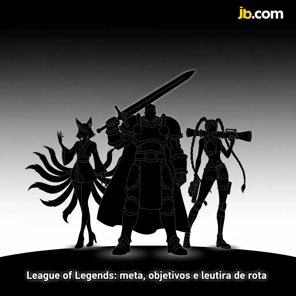 LoL: meta, objetivos de mapa e apostas; patches, estatísticas de draft e ligas como Worlds, MSI, CBLOL, LCK e LPL.