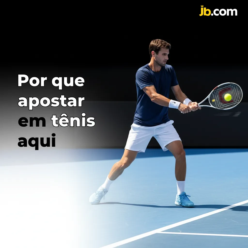 Banner Por que apostar em tênis aqui: odds ao vivo ponto a ponto, cash out, Pix, estatísticas e suporte em português.