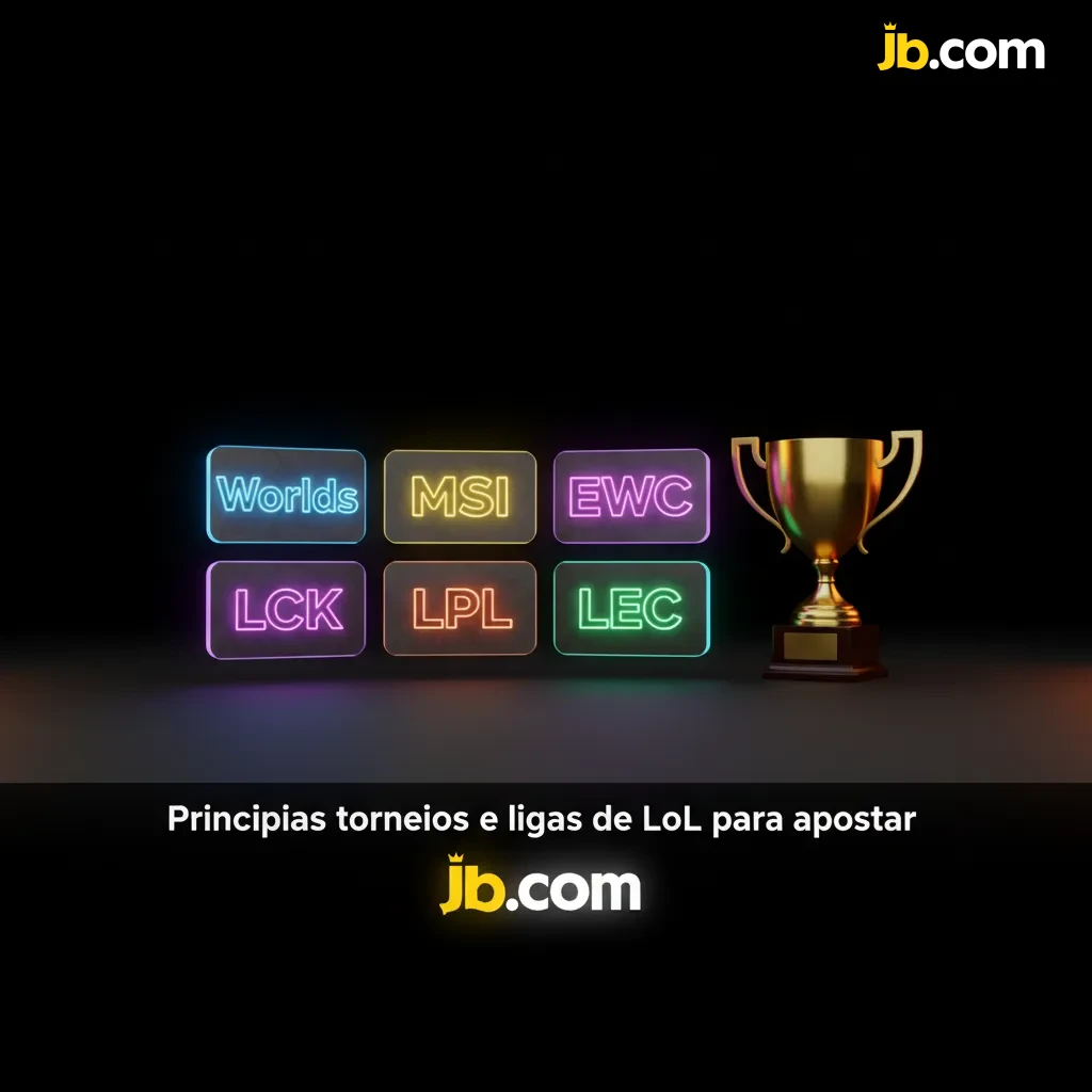 Montagem com logos do LoL Worlds, MSI, EWC, LCK, LPL, LEC e CBLOL sobre calendário, tema de apostas ao longo do ano.