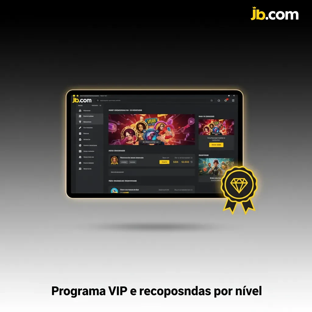 Programa VIP com níveis progressivos, cashback, gerente dedicado, limites maiores e benefícios por pontos e status.