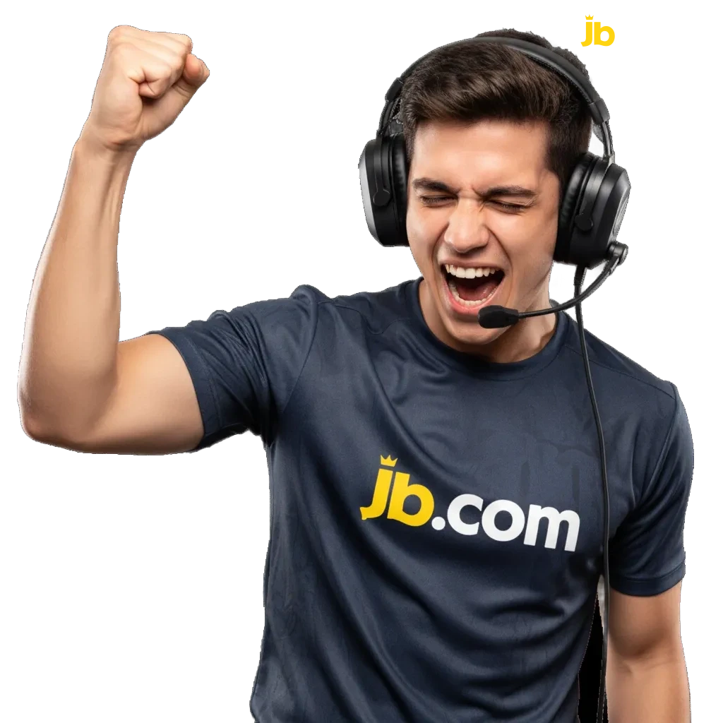 Banner do JB Casino: apostas em eSports pré-jogo e ao vivo, odds altas, mercados e app móvel prático
