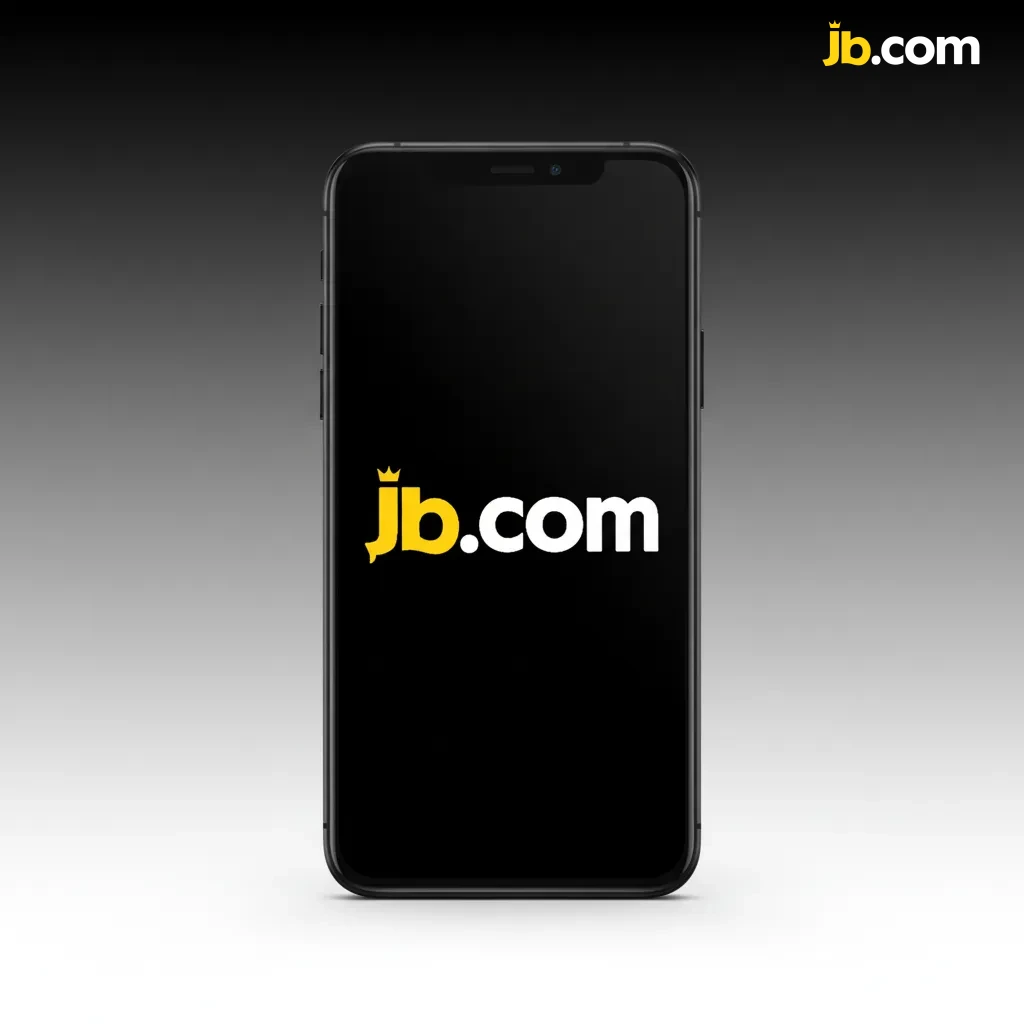 Interface do app JB Casino no Brasil com abas Esportes, Ao Vivo, Cassino e Perfil, botões grandes e slip de aposta sempre visível