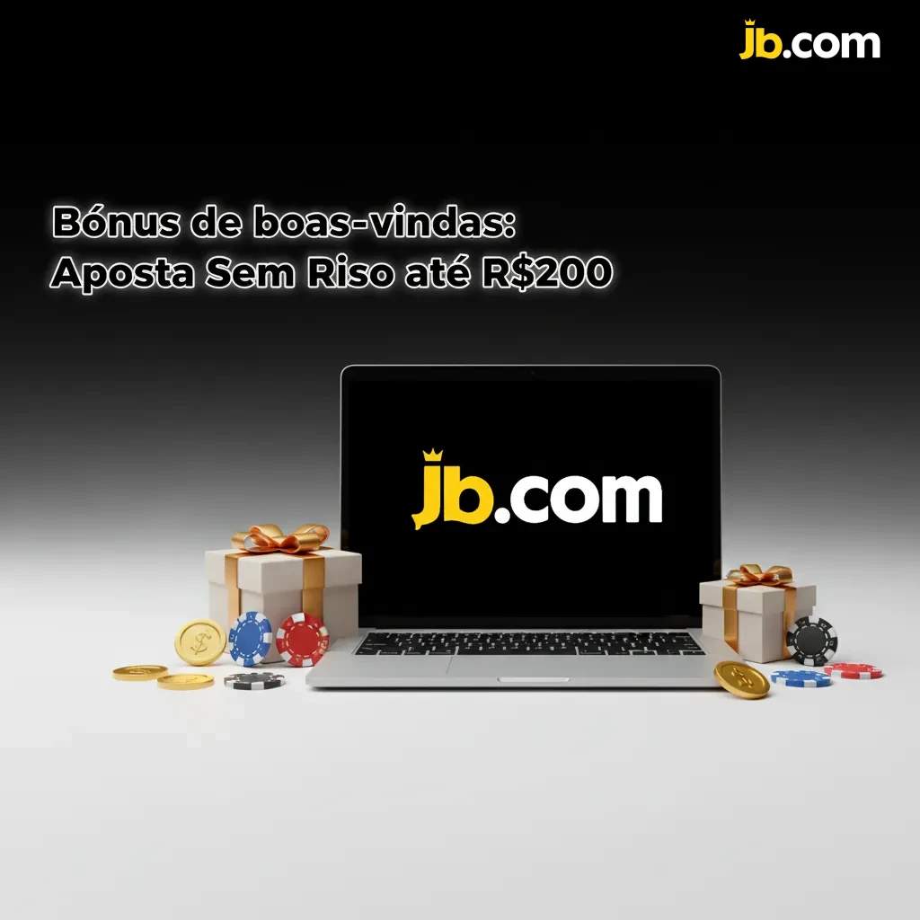 Banner do JB Casino: Bônus de boas‑vindas — Aposta Sem Risco ao vivo até R$200; reembolso da 1ª aposta como bônus.