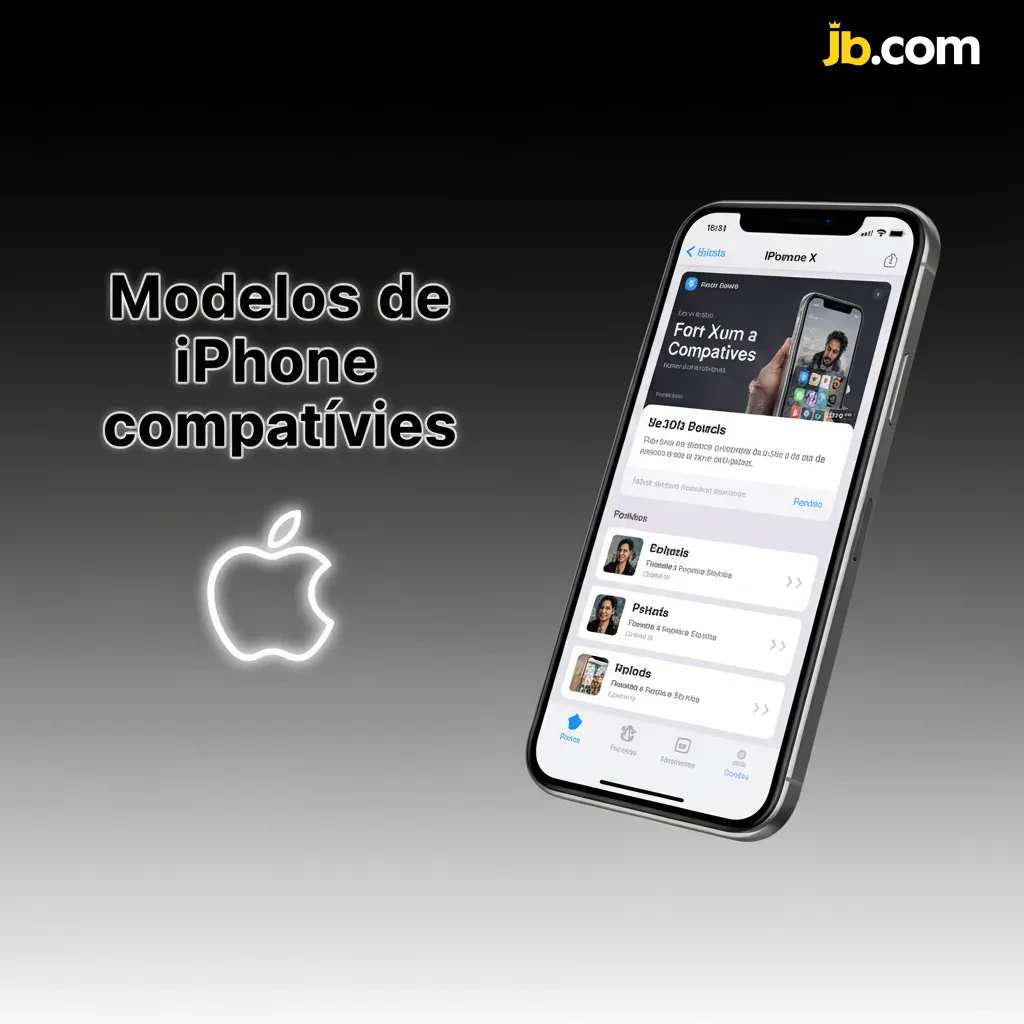 Lista de iPhones compatíveis para o app: X a 15, incluindo mini, Plus, Pro e Pro Max.