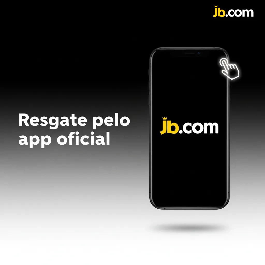 Tela do app JB Casino com resgate do bônus de boas-vindas e passos: baixar, conta, promoções, depósito e aposta