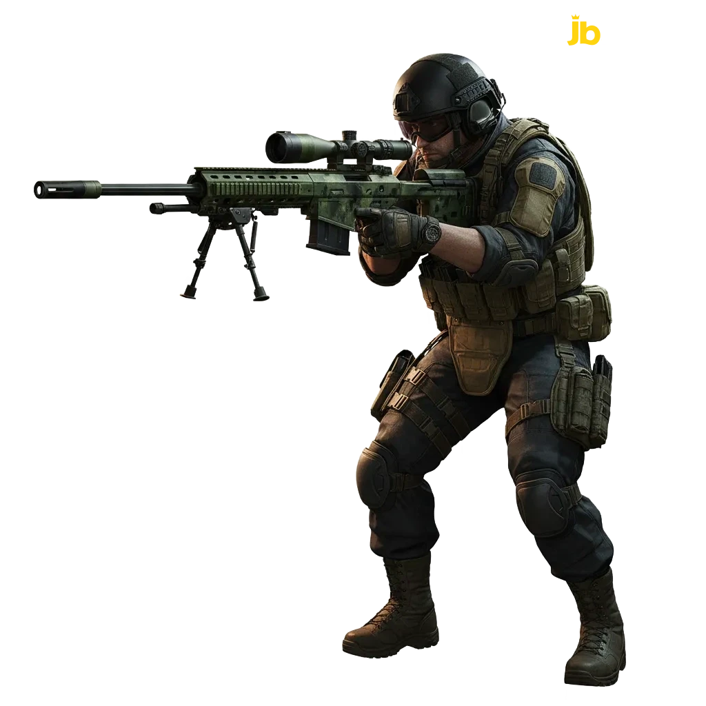 Banner do JB Casino para apostas em CS2 no Brasil, com app móvel e destaque para Risk Free-Bet no primeiro palpite em eSports