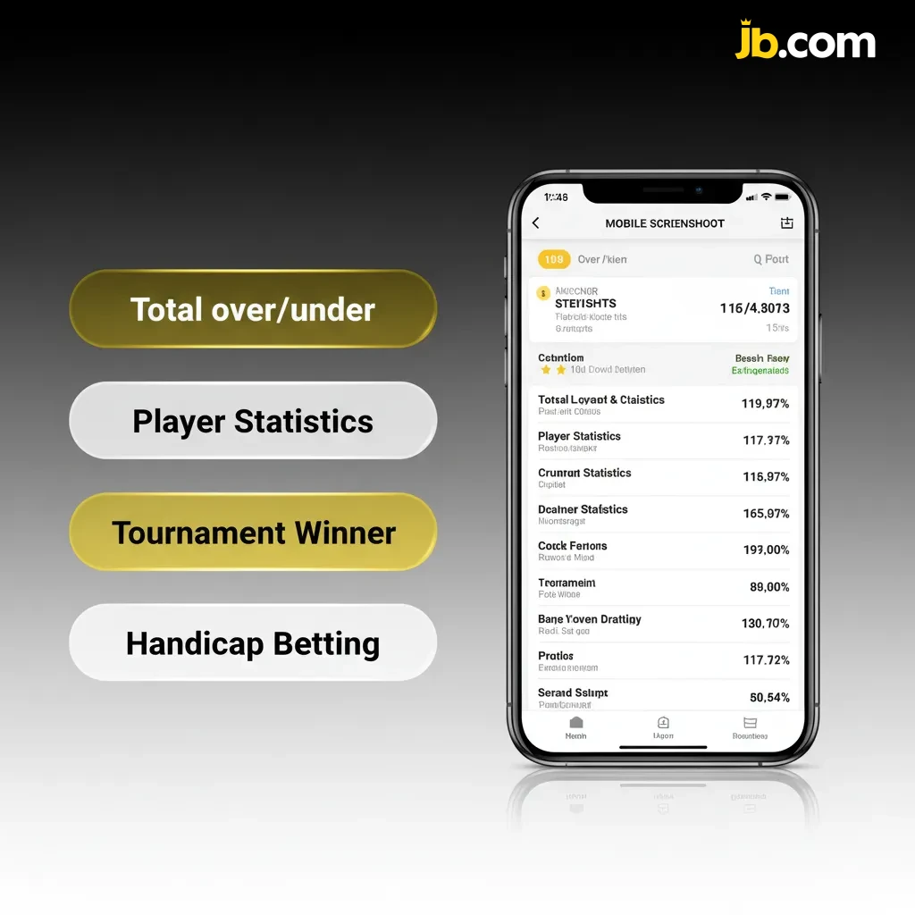 Painel com lista de tipos de aposta: Simples, Múltipla, Dupla chance, Acima/Abaixo e Handicap asiático — JB Casino no Brasil