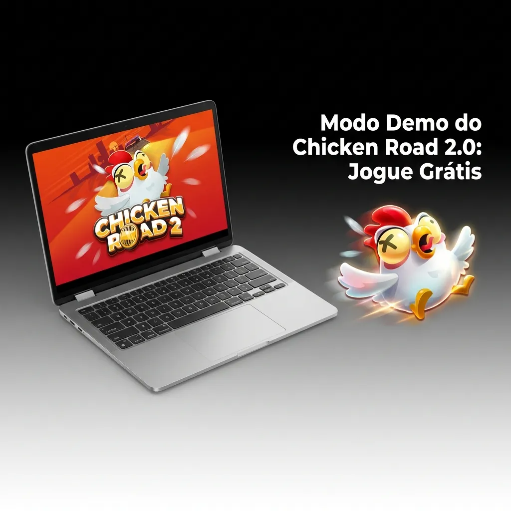 Tela do modo demo Chicken Road 2.0 mostrando créditos virtuais e interface de jogo para testar gratuitamente — JB Casino no Brasil