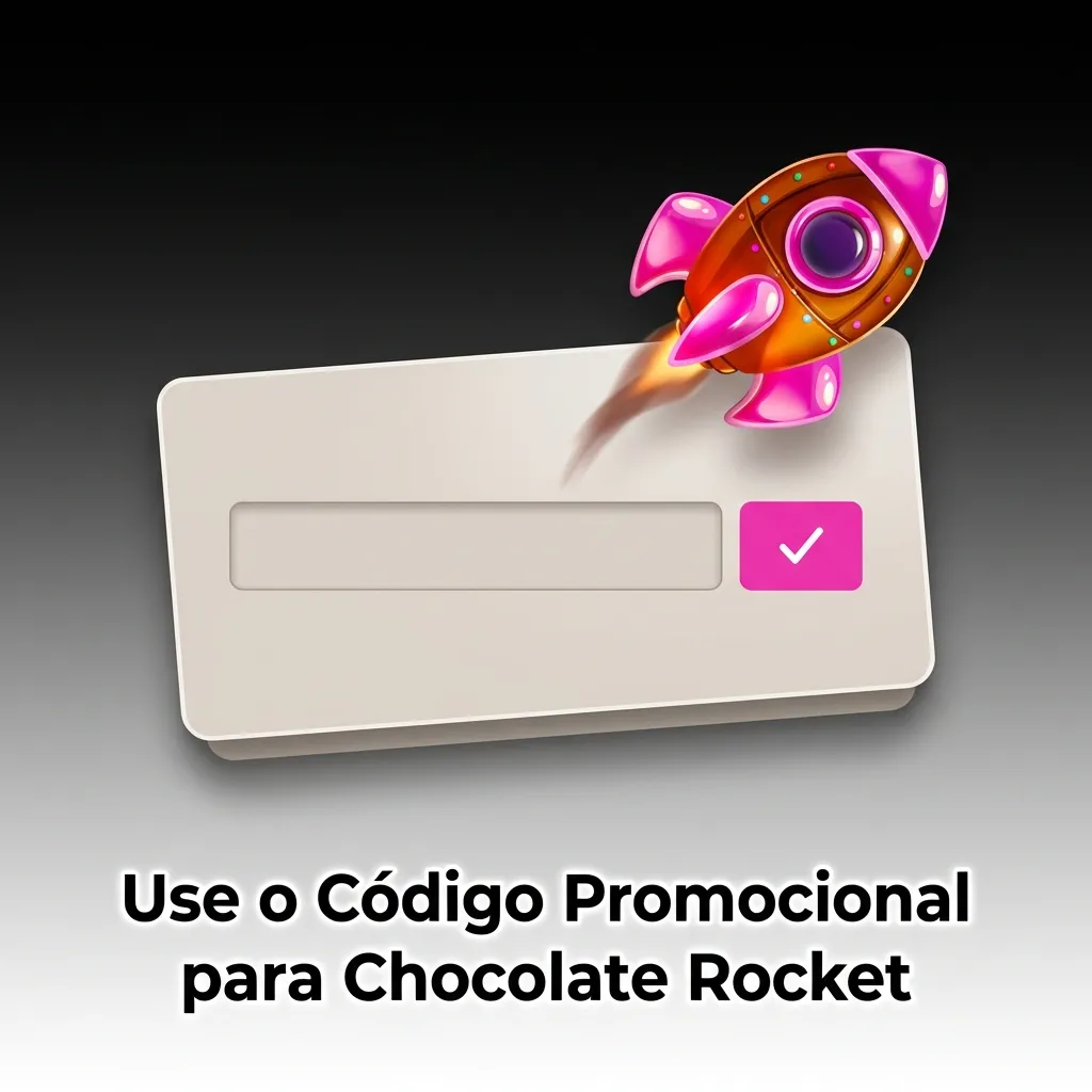 Tela de cadastro mostrando campo para inserir código promocional CHOCOLATE100 no site Chocolate Rocket — JB Casino no Brasil