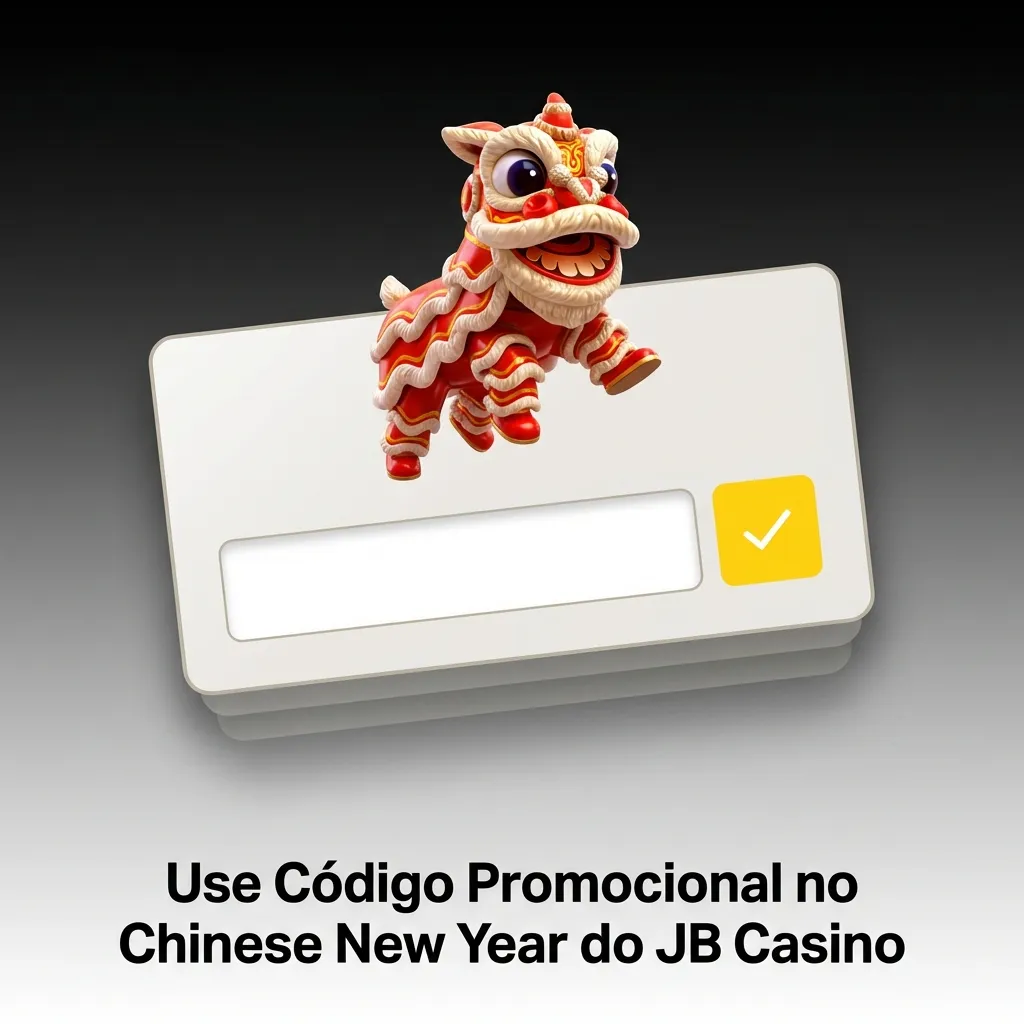 Jogadores inserindo código promocional CNYBONUS no JB Casino para ativar bônus de Ano Novo Chinês — JB Casino no Brasil