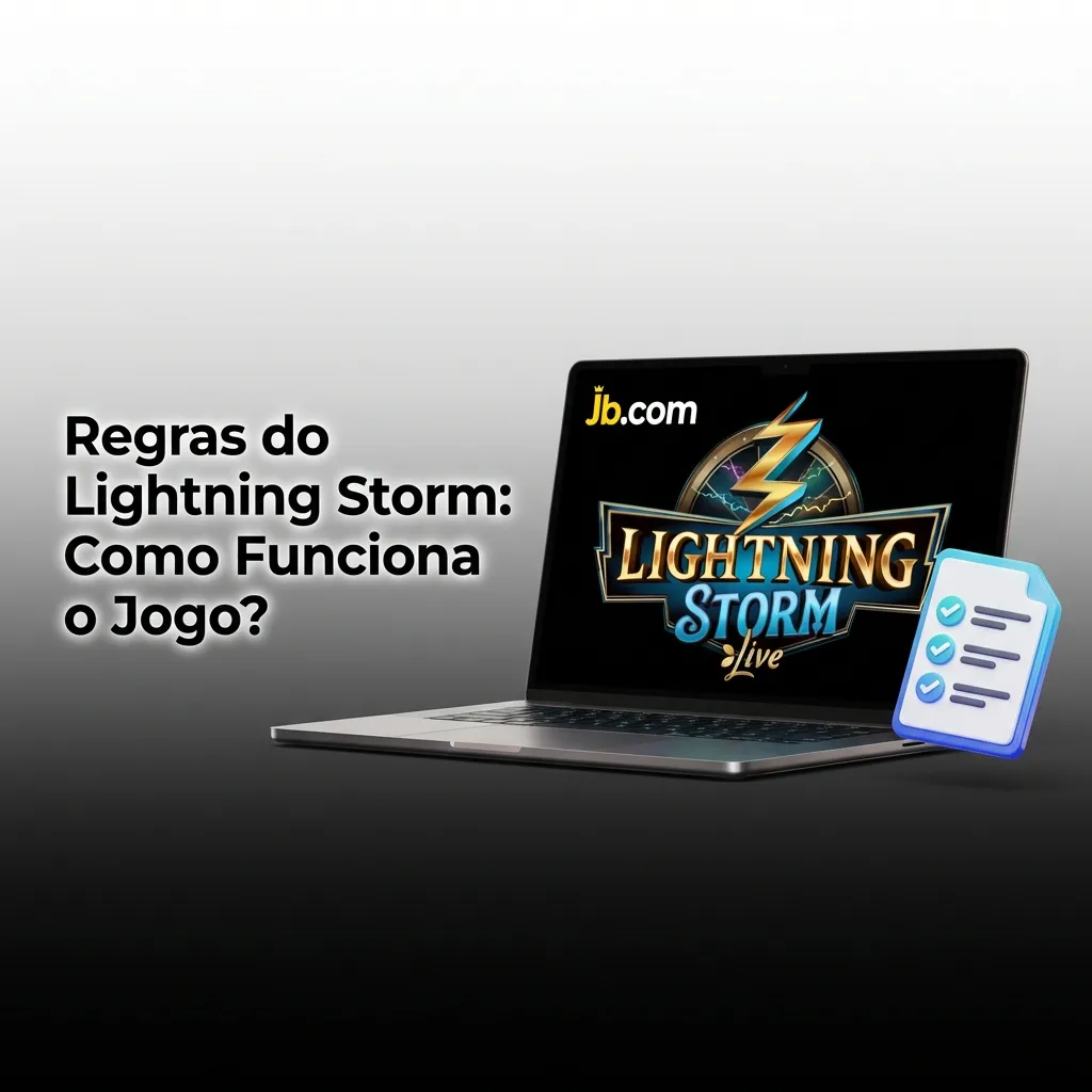 Lightning Storm: jogo ao vivo com multiplicadores aleatórios em grade, apostas de R$1 a R$5.000 e apresentador — JB Casino no Brasil