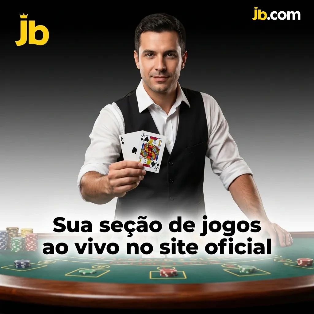 Sua seção de jogos ao vivo no site oficial — JB Casino no Brasil